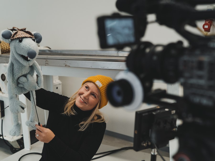Bakom kulisserna på en barnproduktion